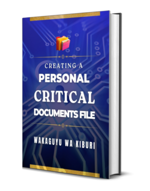 Creating A Personal Critical Documents File